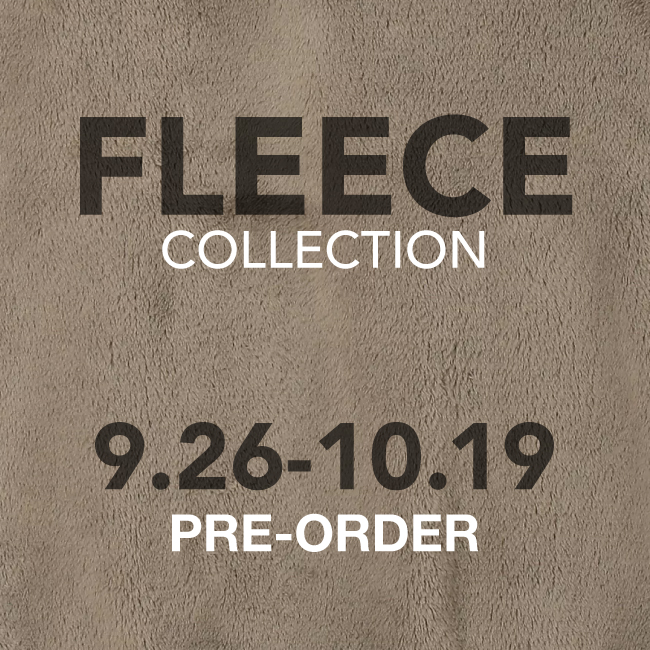 《フリース・コレクション》先行予約会のお知らせ。