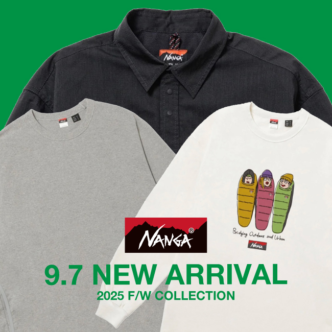 《NANGA-MENS》入荷情報。9/7