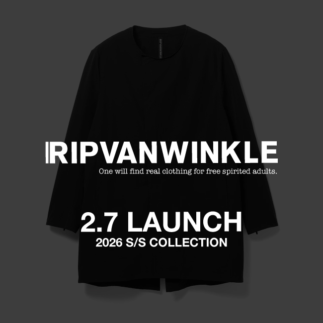 《RIPVANWINKLE》入荷情報。2/7