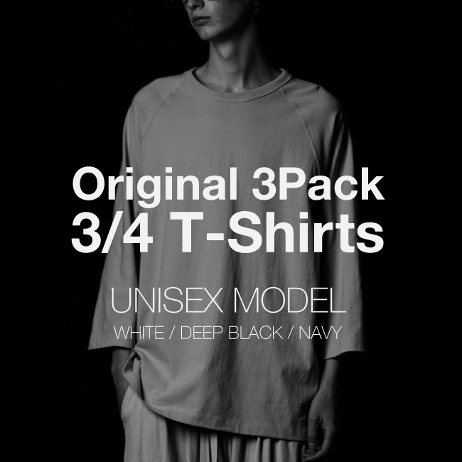 《オリジナル3パックTシャツ》3月22日発売。